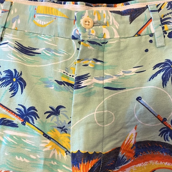Polo men’s shorts-sz 35-unique print,pops of color! Get vacation ready!🌴☀️🐠 - Picture 4 of 6